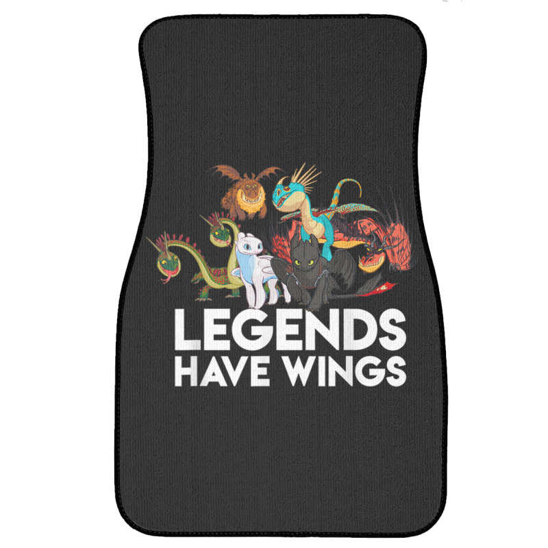 How To Train Your Dragons 3 Hidden World Legends Have Wings Front Car Mat | Artistshot