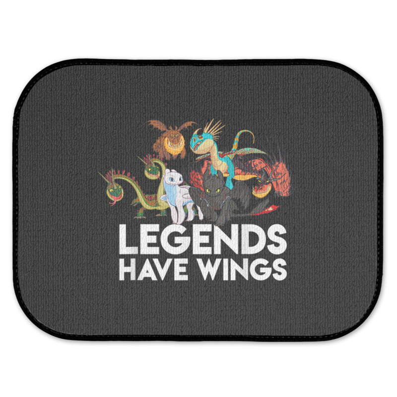 How To Train Your Dragons 3 Hidden World Legends Have Wings Rear Car Mat | Artistshot