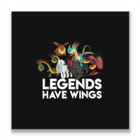 How To Train Your Dragons 3 Hidden World Legends Have Wings Metal Print Square | Artistshot