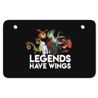 How To Train Your Dragons 3 Hidden World Legends Have Wings Atv License Plate | Artistshot