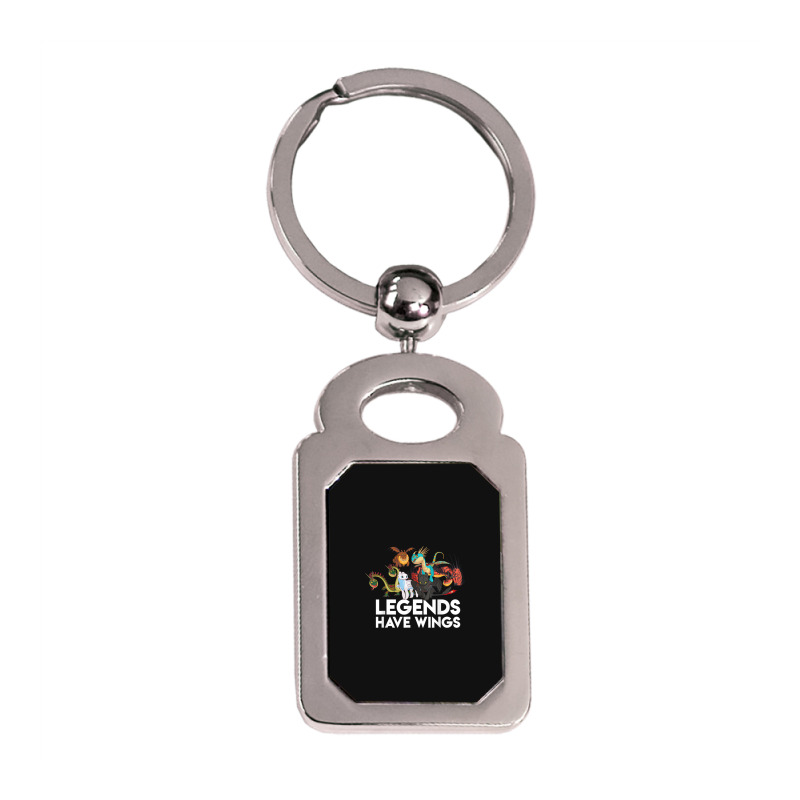 How To Train Your Dragons 3 Hidden World Legends Have Wings Silver Rectangle Keychain | Artistshot