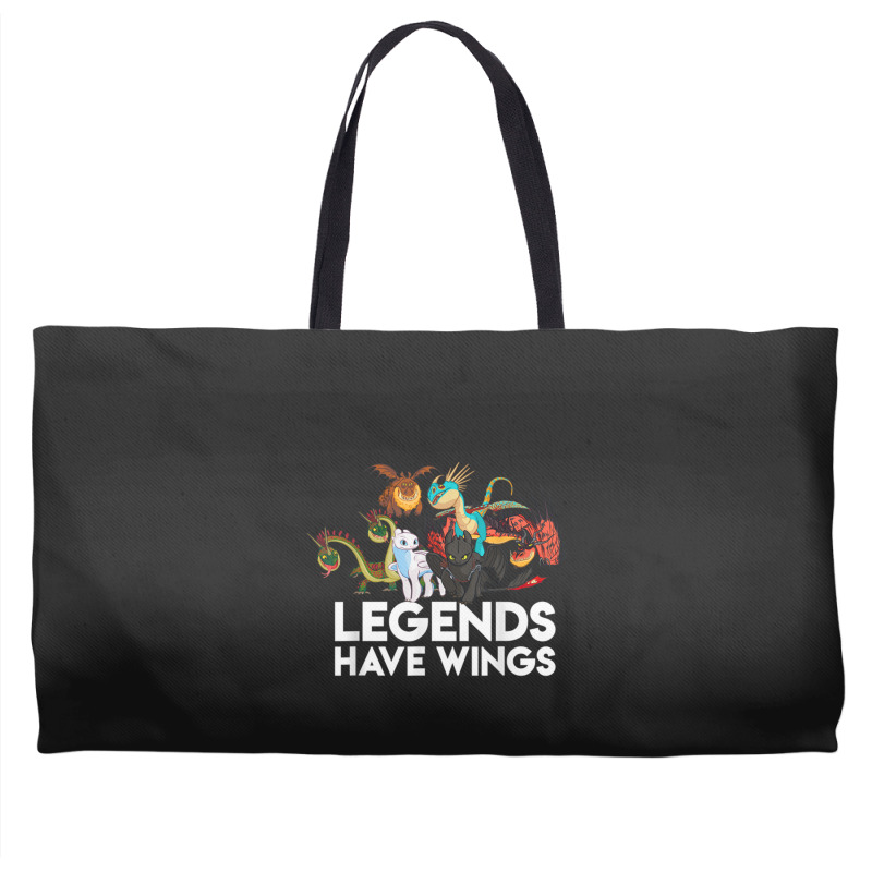 How To Train Your Dragons 3 Hidden World Legends Have Wings Weekender Totes | Artistshot