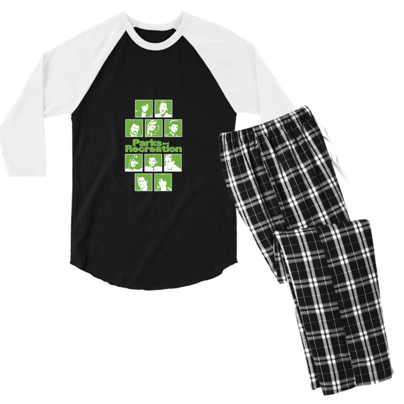 Parks And Recreation Parks And Rec Men's 3/4 Sleeve Pajama Set by telutiga | Artistshot