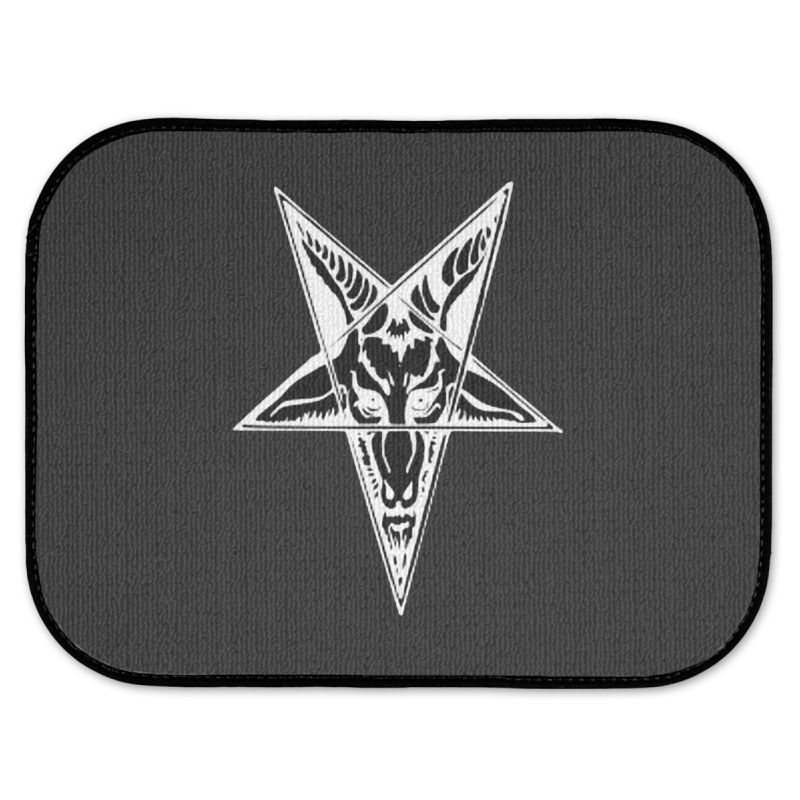 Ram Pentagram, Ram, Pentagram, Ram Pentagrams, Ram Pentagram Vintage,  Rear Car Mat | Artistshot