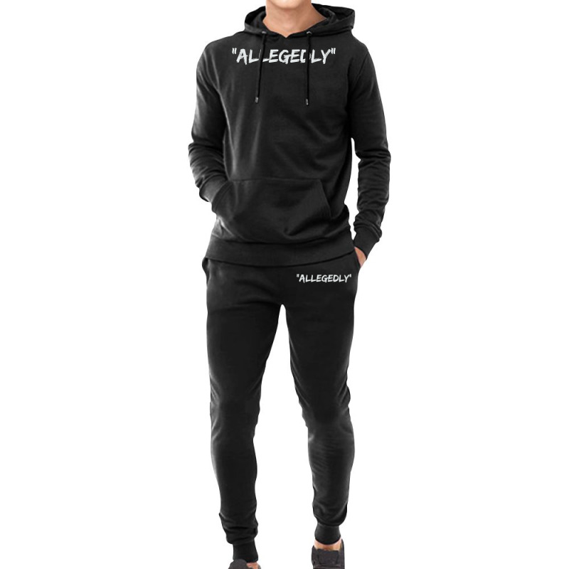 Allegedly Funny Lawyer Christmas Gifts Hoodie & Jogger Set | Artistshot