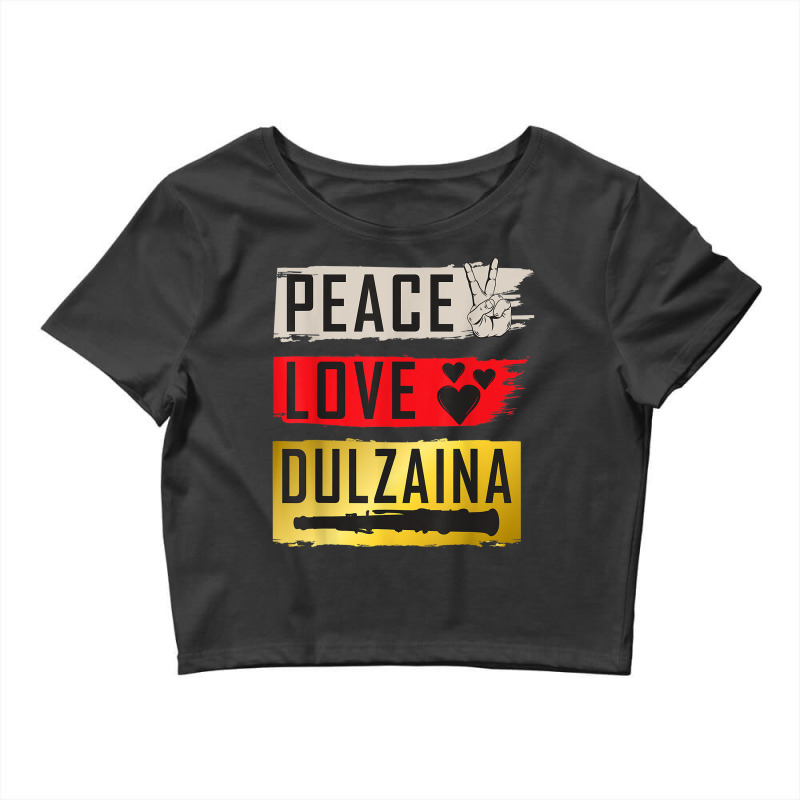 Dulzaina Music Instrument Dolçaina Spanish Music Instrument Crop Top by August | Artistshot