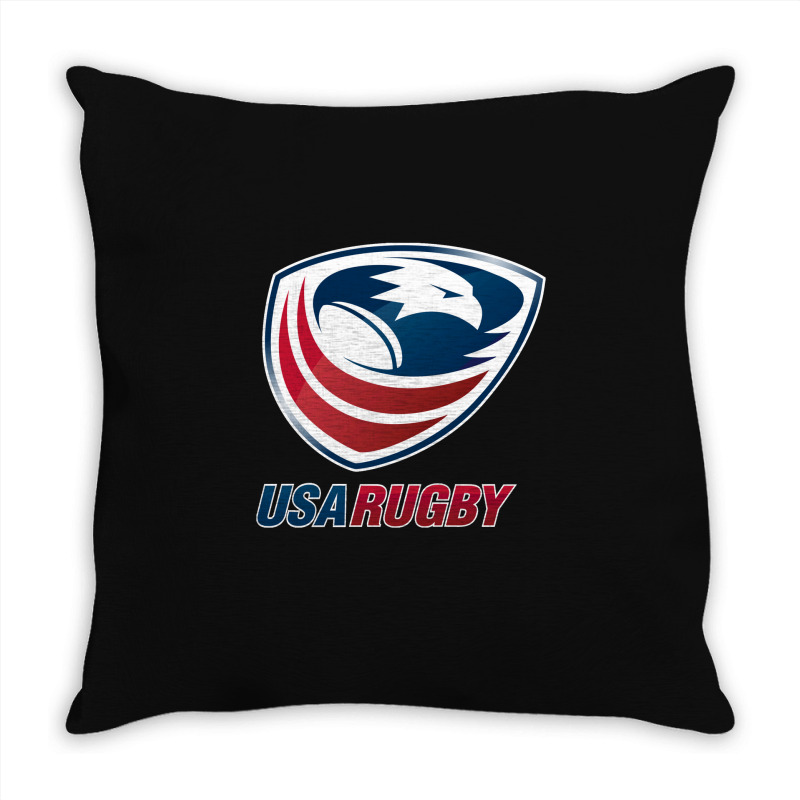 Usa Rugbys Throw Pillow | Artistshot