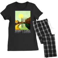 Regents Canal, Regents, Canal, Regents Canals, Regents Canal Vintage,  Women's Pajamas Set | Artistshot