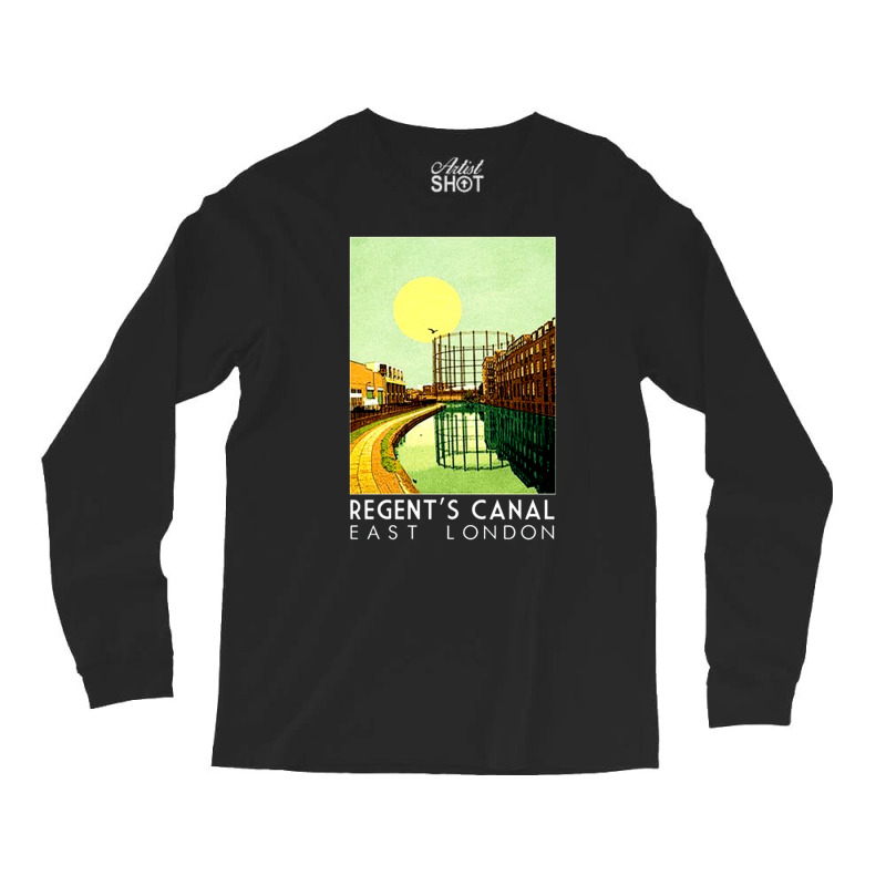 Regents Canal, Regents, Canal, Regents Canals, Regents Canal Vintage,  Long Sleeve Shirts by cm-arts | Artistshot