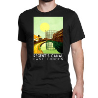 Regents Canal, Regents, Canal, Regents Canals, Regents Canal Vintage,  Classic T-shirt | Artistshot