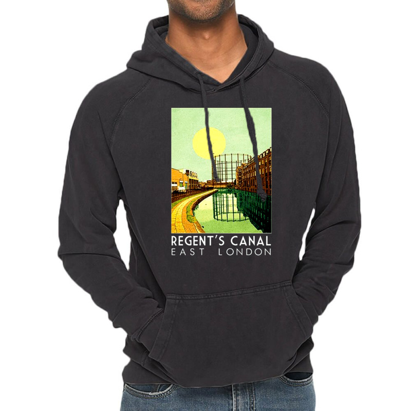 Regents Canal, Regents, Canal, Regents Canals, Regents Canal Vintage,  Vintage Hoodie by cm-arts | Artistshot