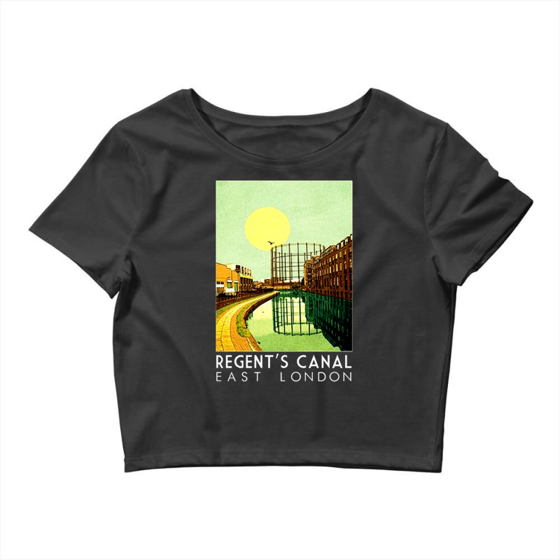 Regents Canal, Regents, Canal, Regents Canals, Regents Canal Vintage,  Crop Top by cm-arts | Artistshot