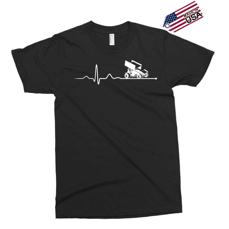 Sprint Car Racing Sprint Car Racing Heartbeat Exclusive T-shirt | Artistshot