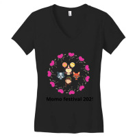 Momo Festival 2021 Women's V-neck T-shirt | Artistshot