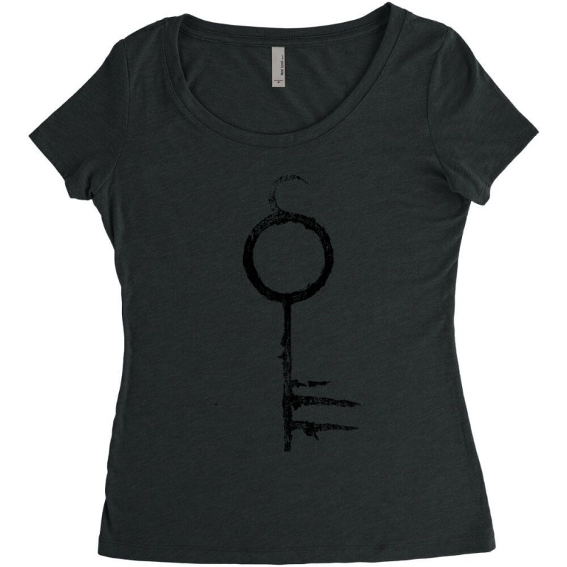 The Infernal Key (black) Women's Triblend Scoop T-shirt by AARONROLLER | Artistshot