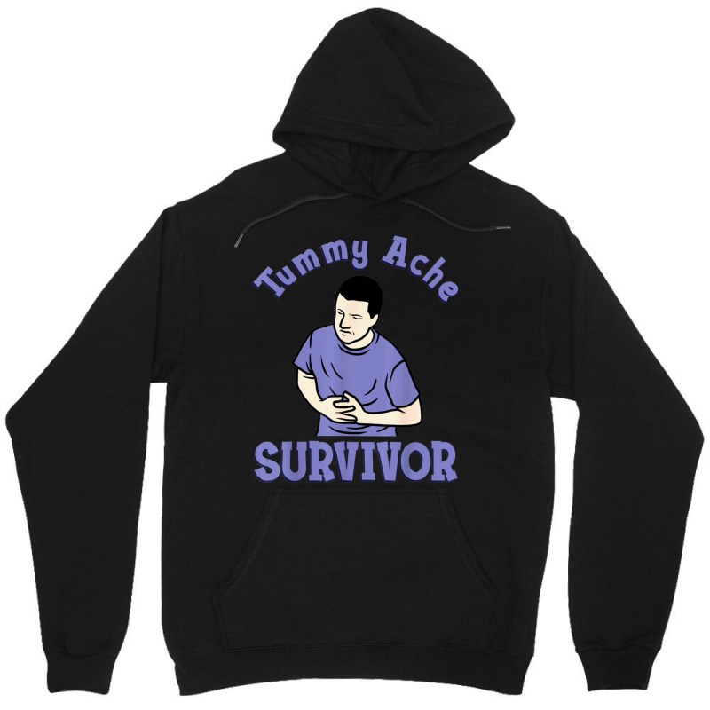 Tummy Ache Survivor Unisex Hoodie by cm-arts | Artistshot