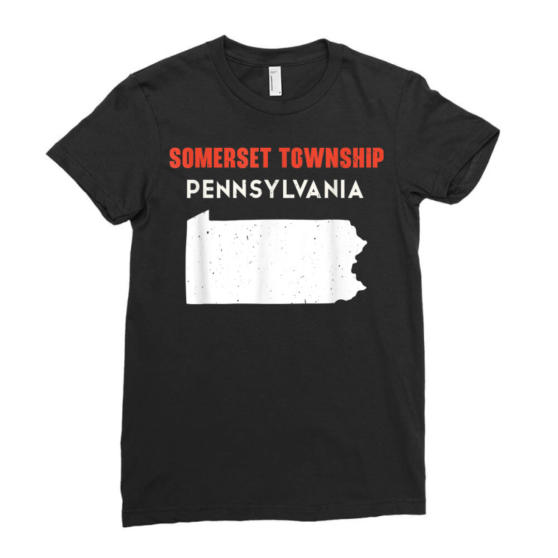 Somerset Township Pennsylvania Usa State America Travel Ladies Fitted T-Shirt by Amenity | Artistshot