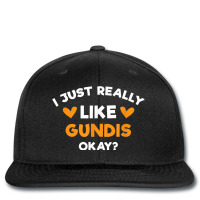 I Just Really Like Gundis Funny Comb Rats Humor Rodent Printed Hat | Artistshot