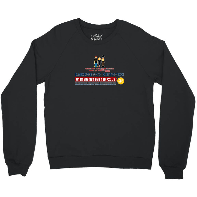 It Crowd Emergency Services Crewneck Sweatshirt | Artistshot