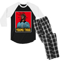 Young Thug Men's 3/4 Sleeve Pajama Set | Artistshot