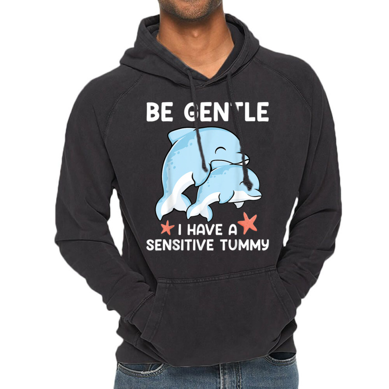 Be Gentle I Have A Sensitive Tummy           (2) Vintage Hoodie by cm-arts | Artistshot