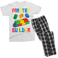 Brick Builder Funny Blocks Building Master Builder Toys Kids T Shirt Men's T-shirt Pajama Set | Artistshot