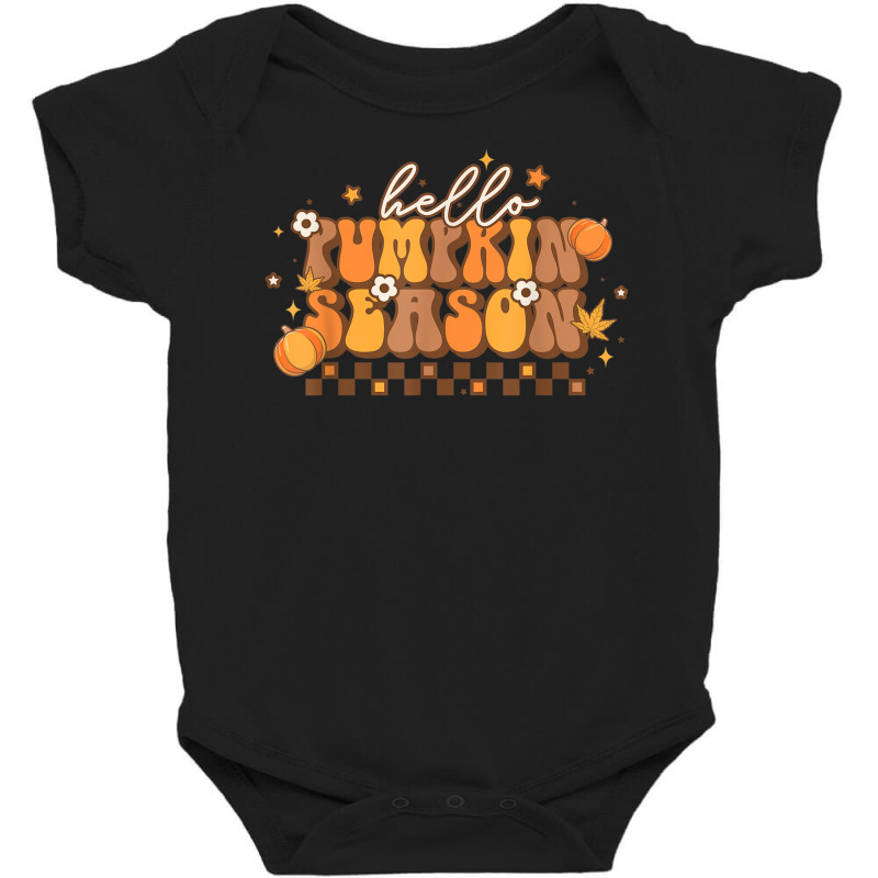 Hello Pumpkin Season Baby Bodysuit by Fashzilla | Artistshot