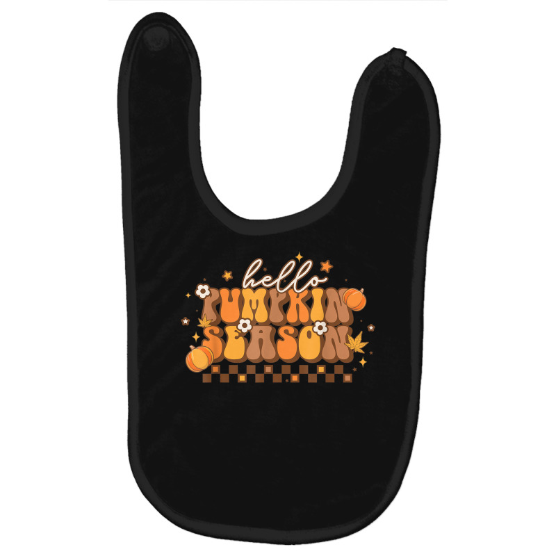 Hello Pumpkin Season Baby Bibs by Fashzilla | Artistshot