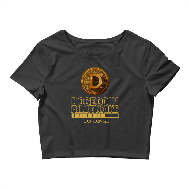 Dogecoin Millionaire Crop Top by duniakubaby | Artistshot