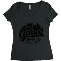 Be Gentle I Have A Sensitive Tummy   (8) Women's Triblend Scoop T-shirt | Artistshot