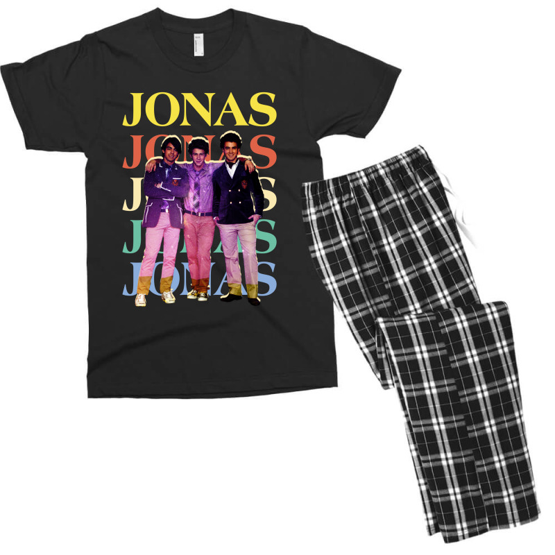 Jonas Brothers Vintage Men's T-shirt Pajama Set | Artistshot