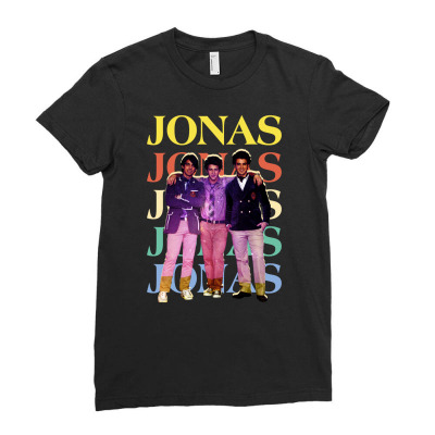 Jonas Brothers Vintage Ladies Fitted T-shirt Designed By Sengul