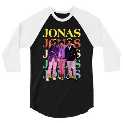 Jonas Brothers Vintage 3/4 Sleeve Shirt Designed By Sengul