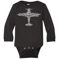 Full Phonetic Alphabet Shirt  Cute Plane Letters Tee Gift T Shirt Long Sleeve Baby Bodysuit | Artistshot