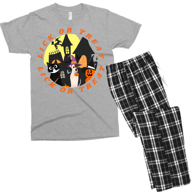 Funny Halloween Gift T  Shirt Lick Or Treat,trick Or Treat, Happy Hall Men's T-shirt Pajama Set by tshirtgreyhound | Artistshot