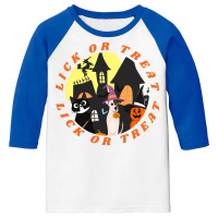 Funny Halloween Gift T  Shirt Lick Or Treat,trick Or Treat, Happy Hall Youth 3/4 Sleeve | Artistshot