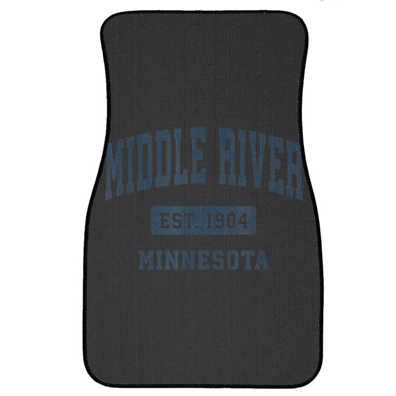 Middle River Minnesota Mn Vintage Athletic Sports Design Front Car Mat | Artistshot