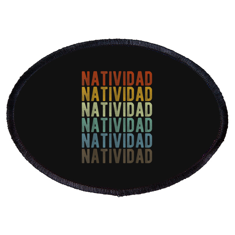 Natividad City Philippines Retro Oval Patch | Artistshot