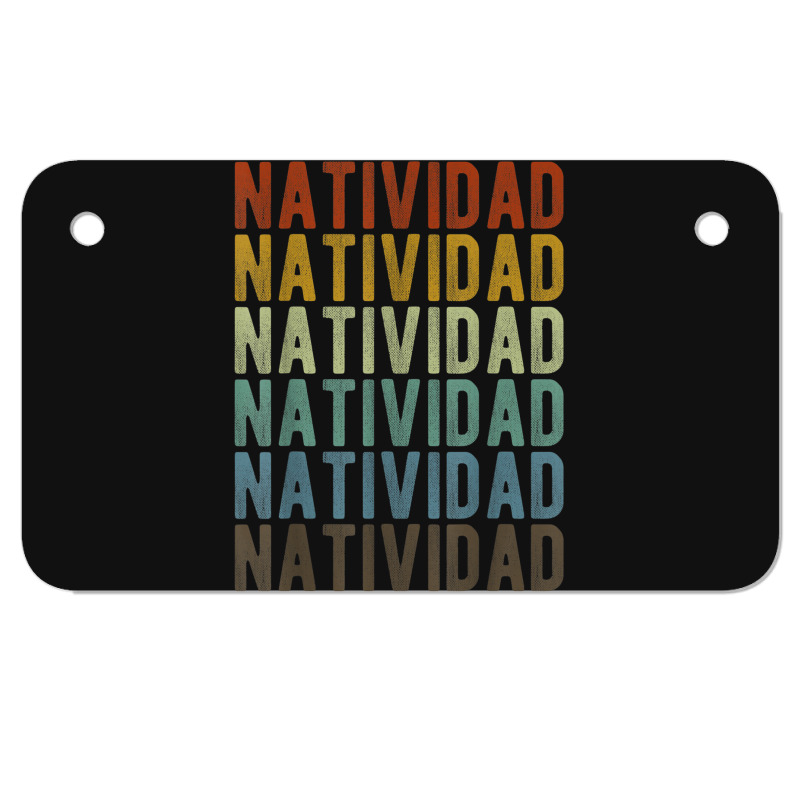 Natividad City Philippines Retro Motorcycle License Plate | Artistshot