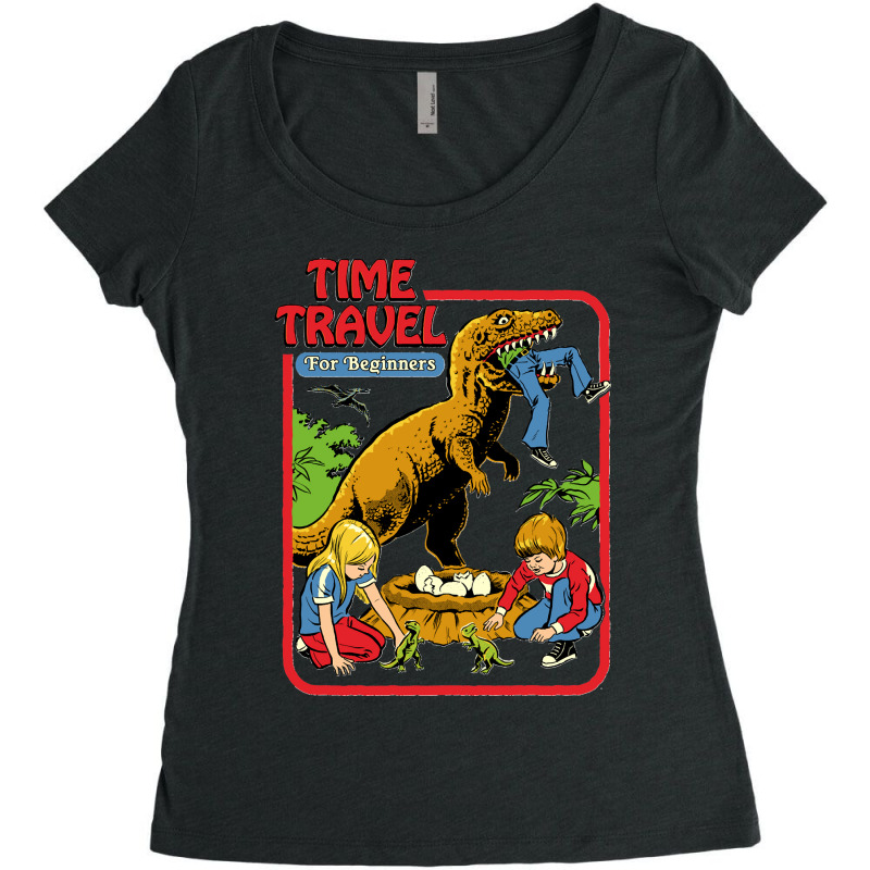 Time Travel For Beginners Classic Women's Triblend Scoop T-shirt by CesarEmmanuelNavarrete | Artistshot