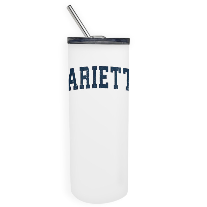 Marietta Georgia Ga Vintage Sports Design Navy Design T Shirt Skinny Tumbler | Artistshot