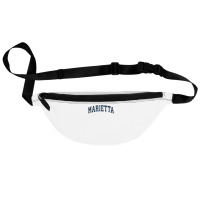 Marietta Georgia Ga Vintage Sports Design Navy Design T Shirt Fanny Pack | Artistshot