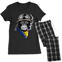 Bosnian And Herzegovinian Flag Biker Bosnia Herzegovina Women's Pajamas Set | Artistshot