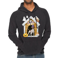 Funny Halloween Pointer Dog T  Shirt Halloween English Pointer Dog Wit Vintage Hoodie | Artistshot