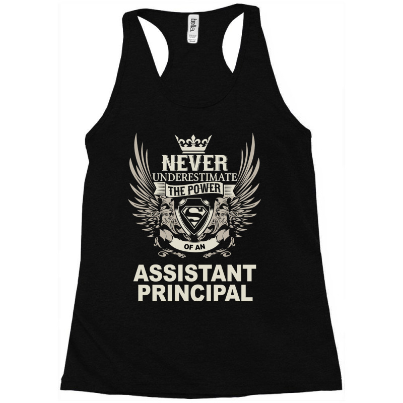 Assistant Principal Racerback Tank by MICHAELOHARRA | Artistshot