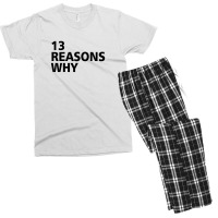 13 Reasons Why (black) Men's T-shirt Pajama Set | Artistshot