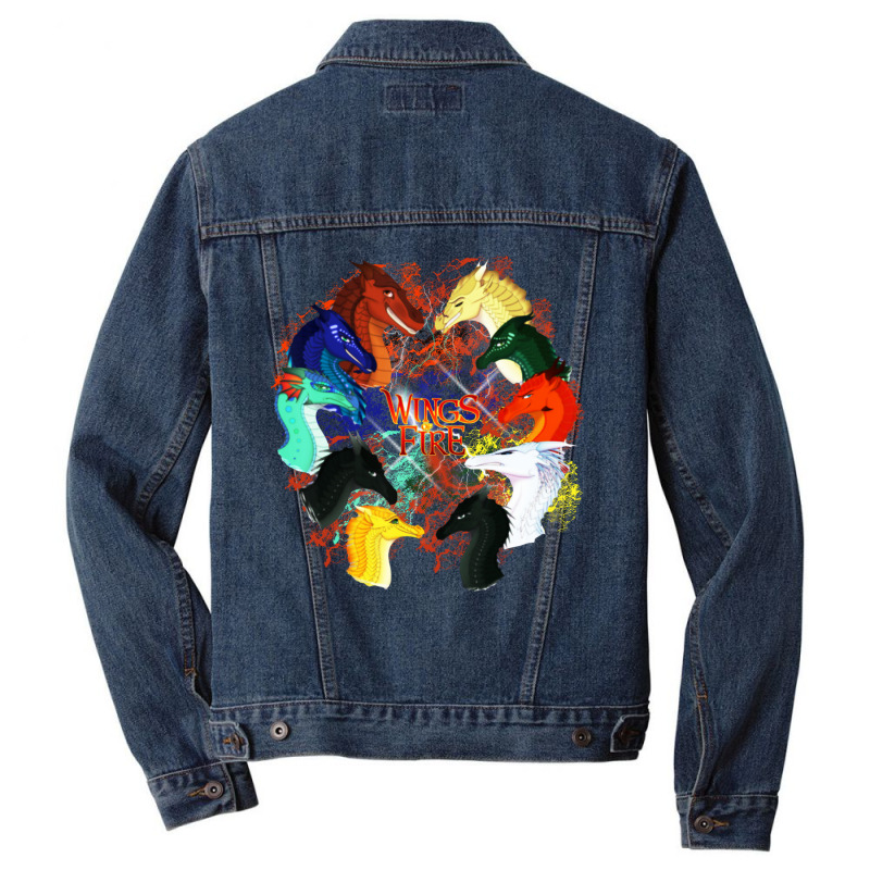 Novel Children's Fire All Men Denim Jacket by Melia art | Artistshot