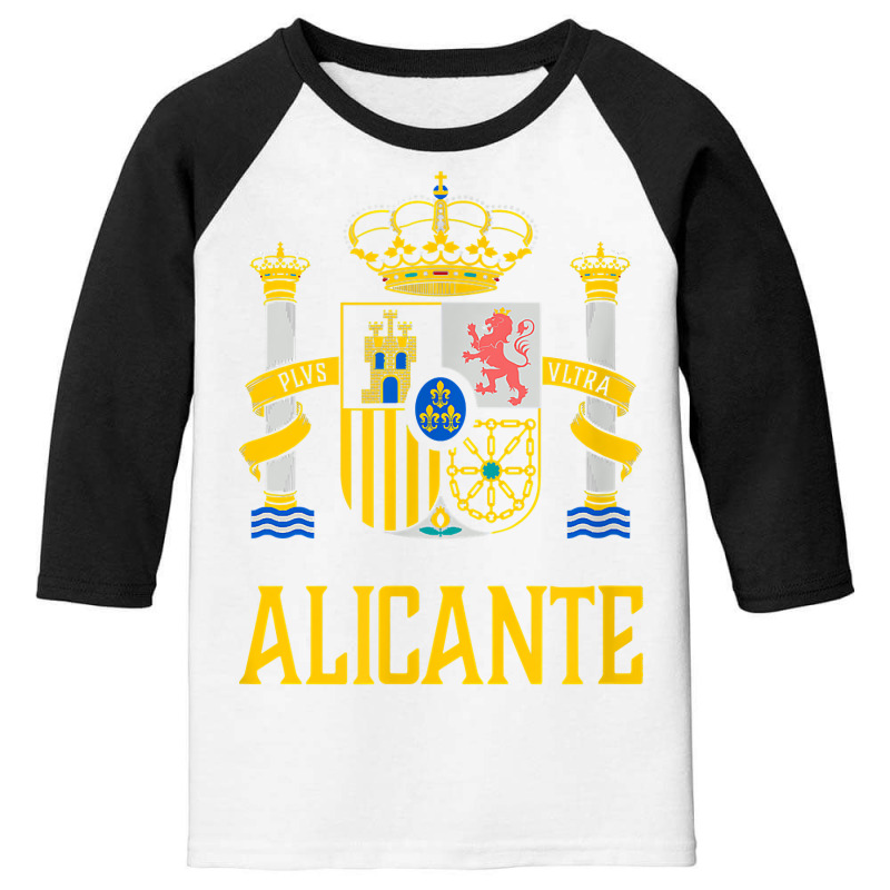 Alicante, Spain   Spanish Espana T Shirt Youth 3/4 Sleeve by cm-arts | Artistshot