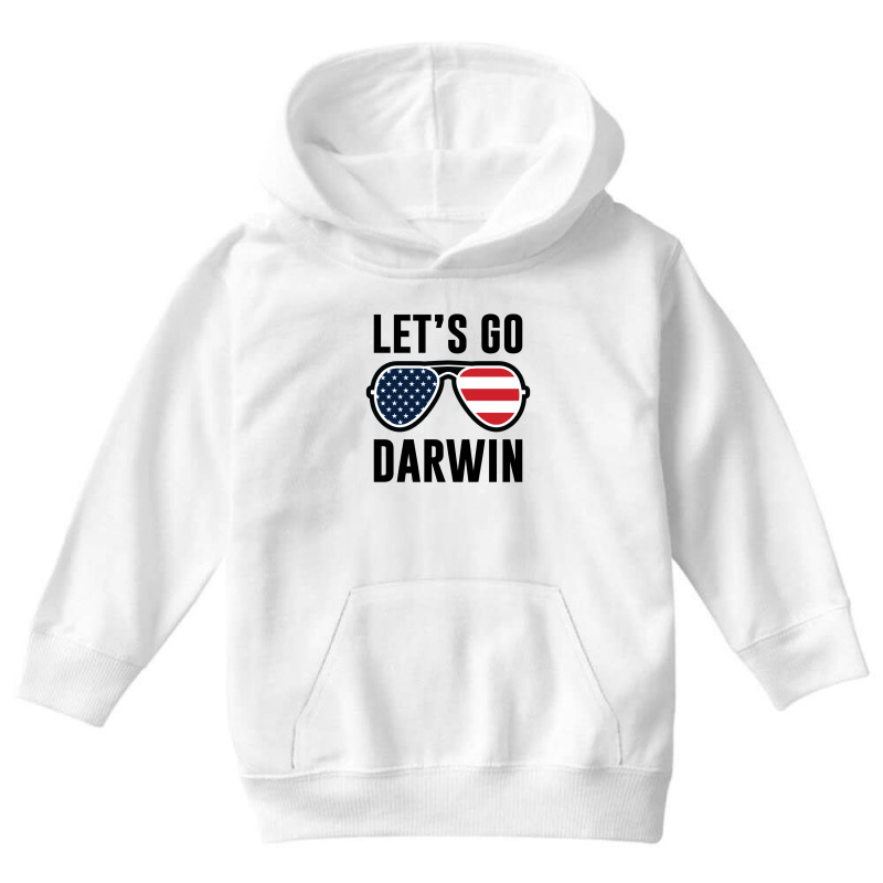 Let's Go Darwin Youth Hoodie by Storyofluke | Artistshot