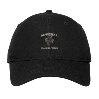 Definitely A Anaconda Person Design Adjustable Cap | Artistshot